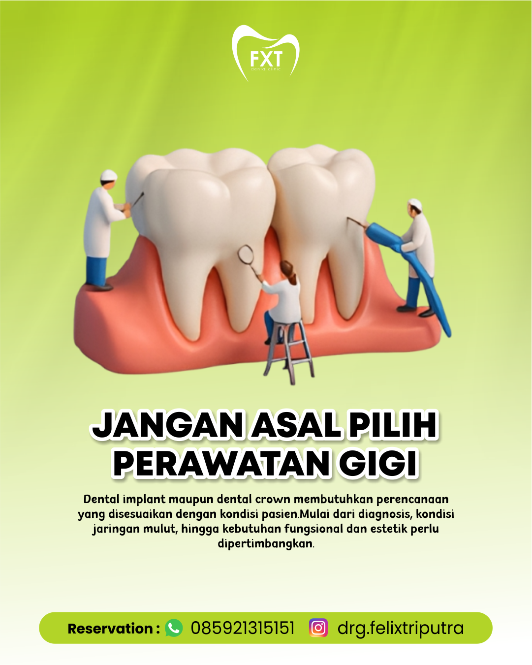 Jangan Asal Pilih Perawatan Gigi