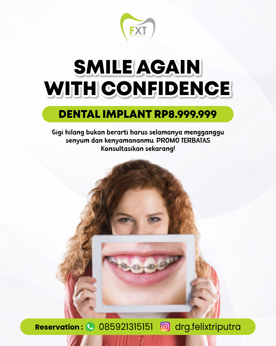 Promo Spesial: Dental Implant Rp 8.999.999